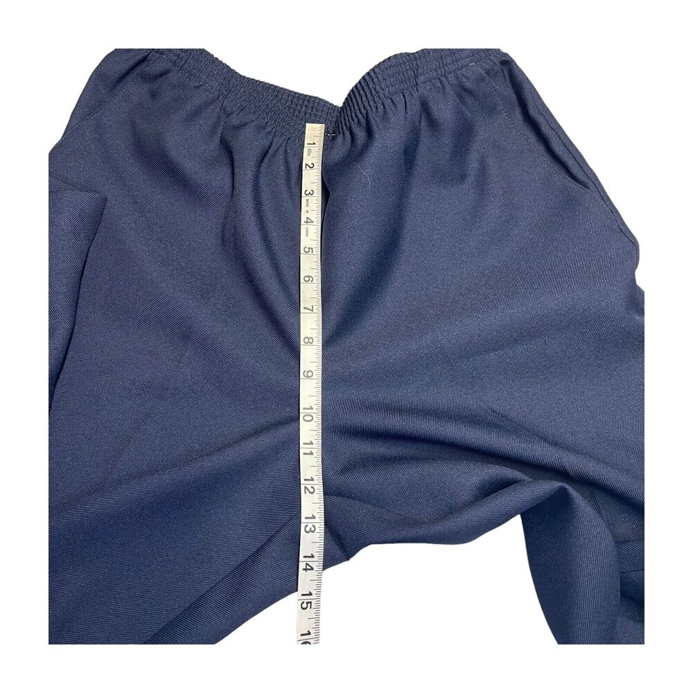 Alfred Dunner Wide Leg Pants Women's 12 Navy 100% Polyester Classic High-Rise - Picture 4 of 6
